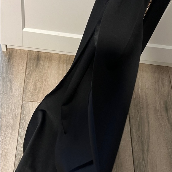 Shelby & Palmer Black Jumpsuit with Chain Accent - Picture 3 of 5